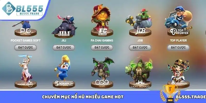 Chuyên mục nổ hũ nhiều game hot